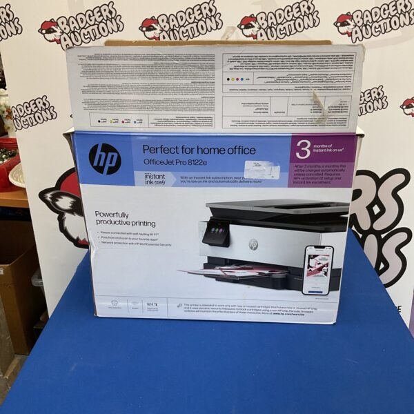 HP OfficeJet Pro 8122e printer in excellent condition for home or office.