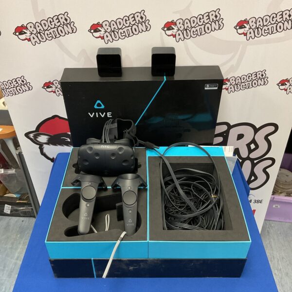 HTC Vive VR headset for immersive SteamVR gaming experiences.