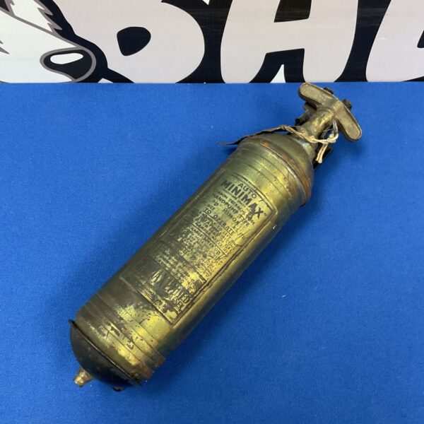 Vintage classic car auto minimax fire extinguisher