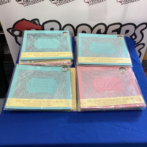 Lot of ten new sealed My Baby Precious Memories photo albums.