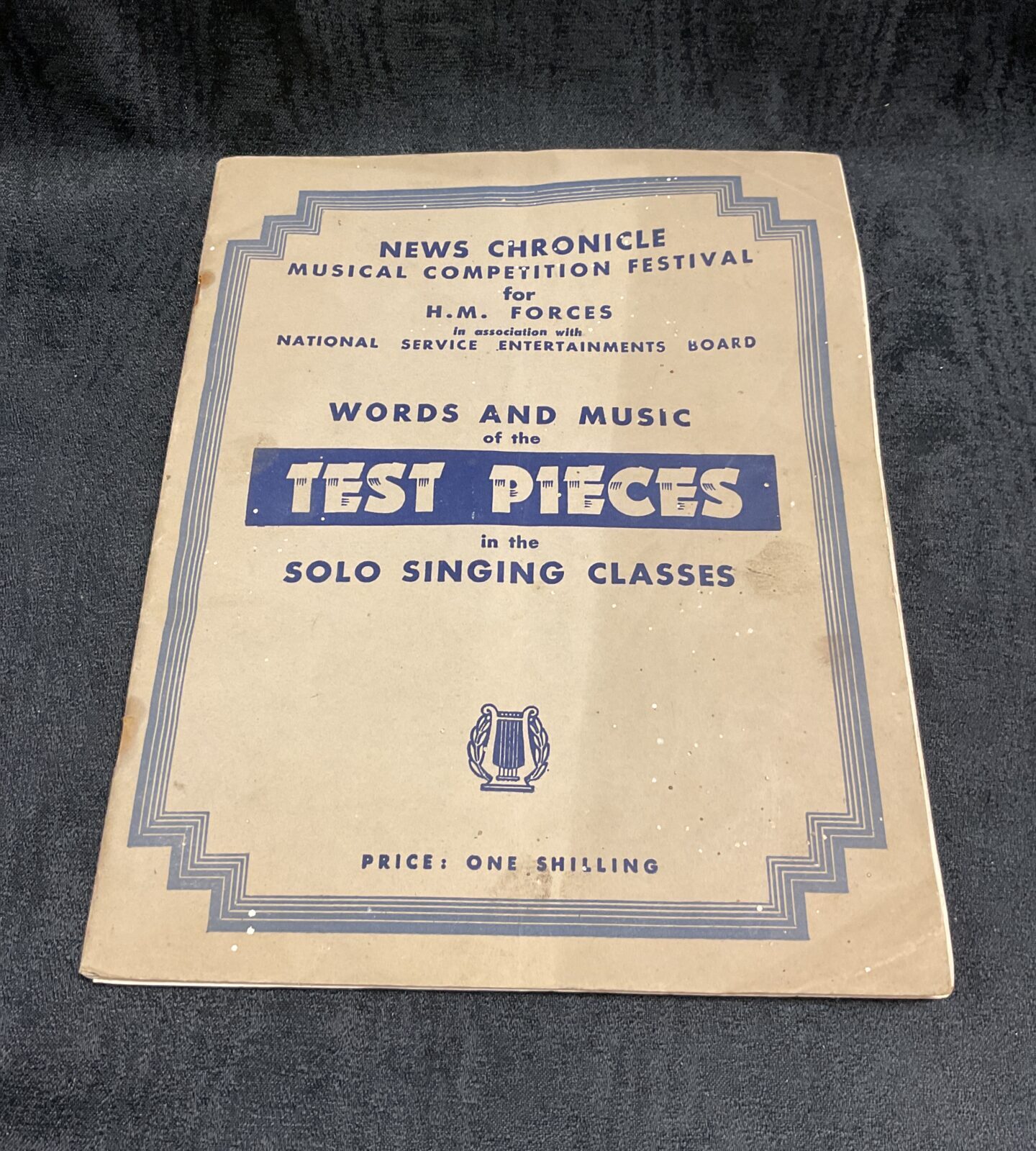Ww2 Copy of news chronicle Hm Forces music song book