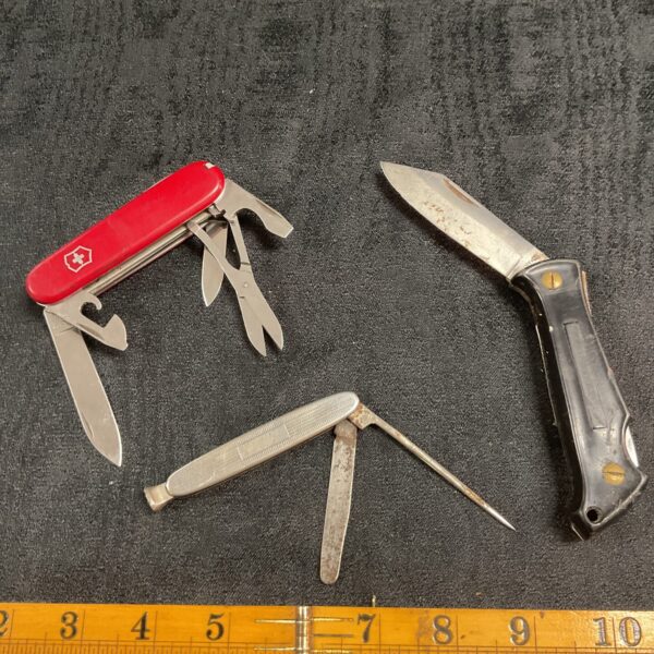 Vintage Victorinox Swiss Army Knife with lock blade and pipe tool