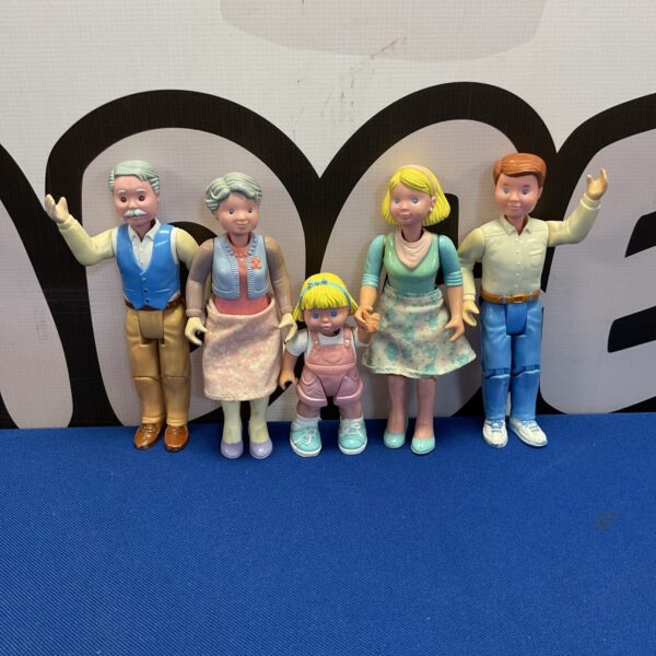 Vintage Fisher Price family figures from the 1990s, collectible toys.