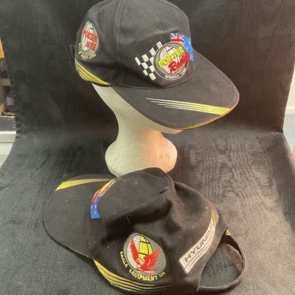 Vintage Porter Racing cap with New Zealand flag embroidery.