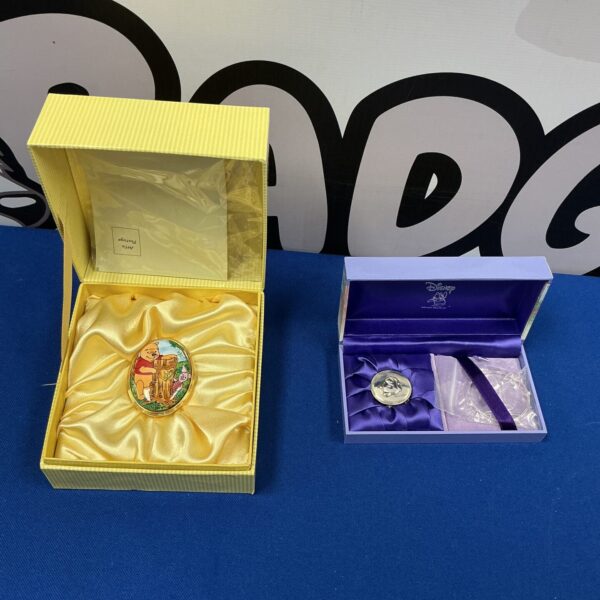 Vintage Disney Winnie the Pooh brooch in presentation box.