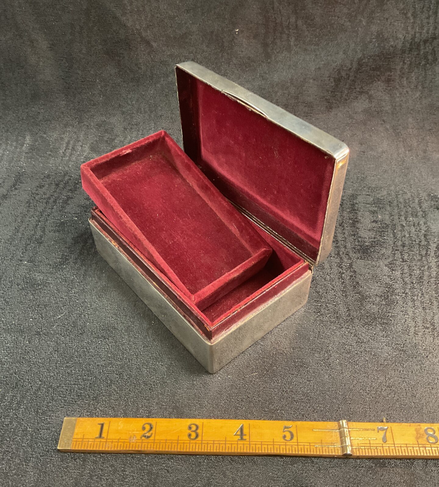 Hallmarked Sterling silver jewellery box AJ Zimmerman Birmingham - Image 2