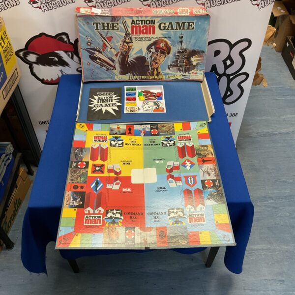 Vintage Palitoy Action Man Game board, a collectible 1970s toy.