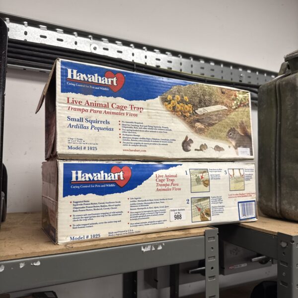 Havahart small animal trap in original packaging, model 1020.