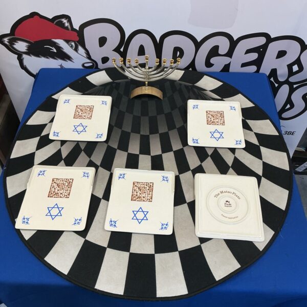 Set of Poole Pottery  Matzo Plates with other Items