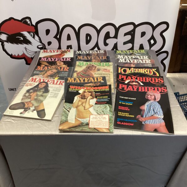 Collection of Mayfair, lovebirds, playbirds & whitehouse  adult magazines
