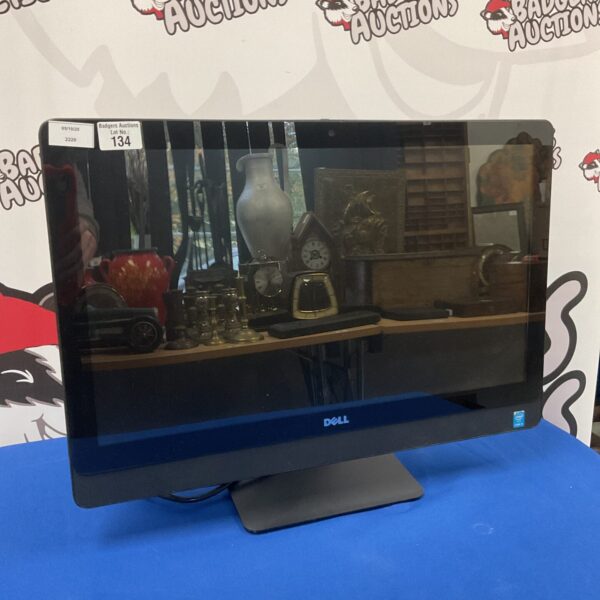 Dell Inspiron 23 all-in-one PC with integrated monitor and sleek design.