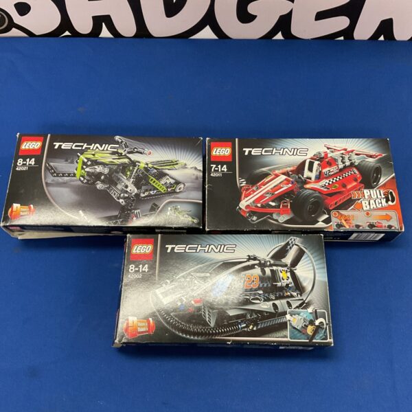 Three Lego Technics Sets All Complete