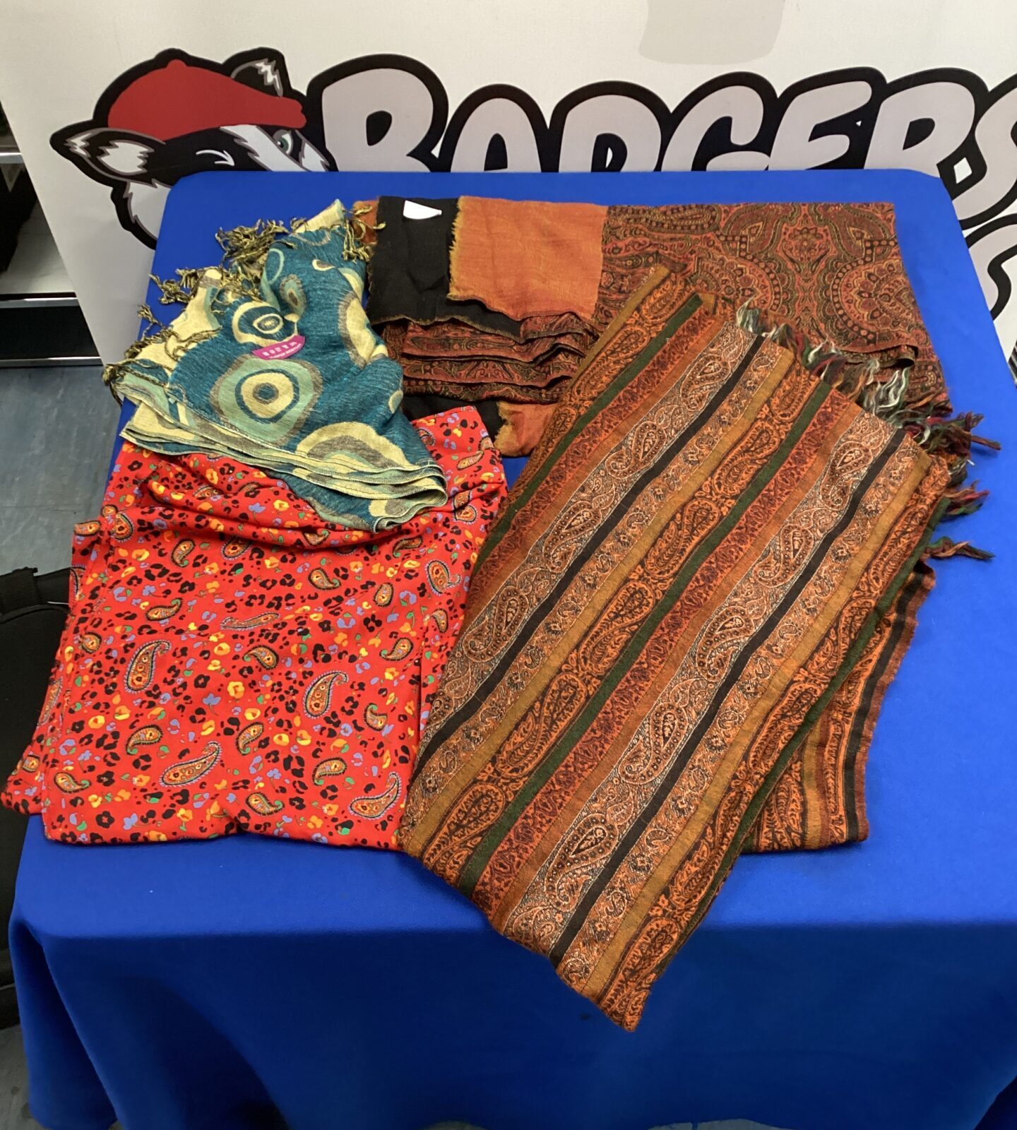 Four ladies scarves