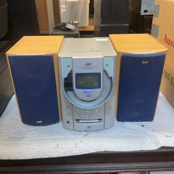 Vintage JVC micro component system UX-V9RMD with speakers.
