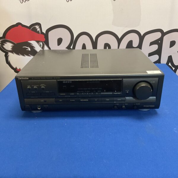 Black Technics SA-EX300 stereo receiver, vintage home audio equipment.