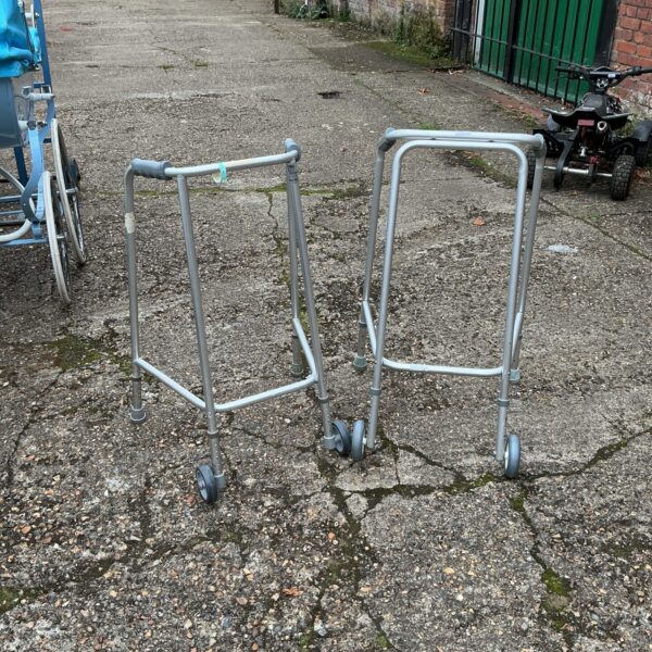 Two walking assistance frames