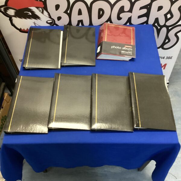 Lot of seven new photo albums for memories and scrapbooking.