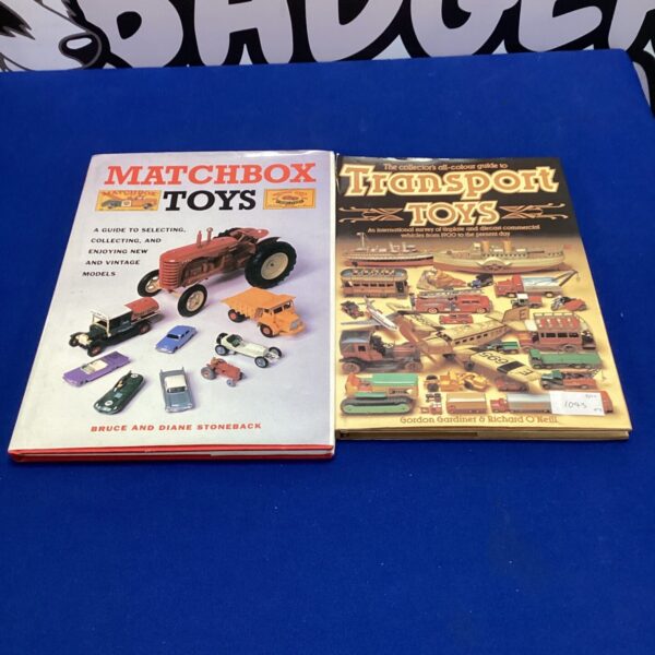 Vintage matchbox toys and transport toys guide books for collectors.