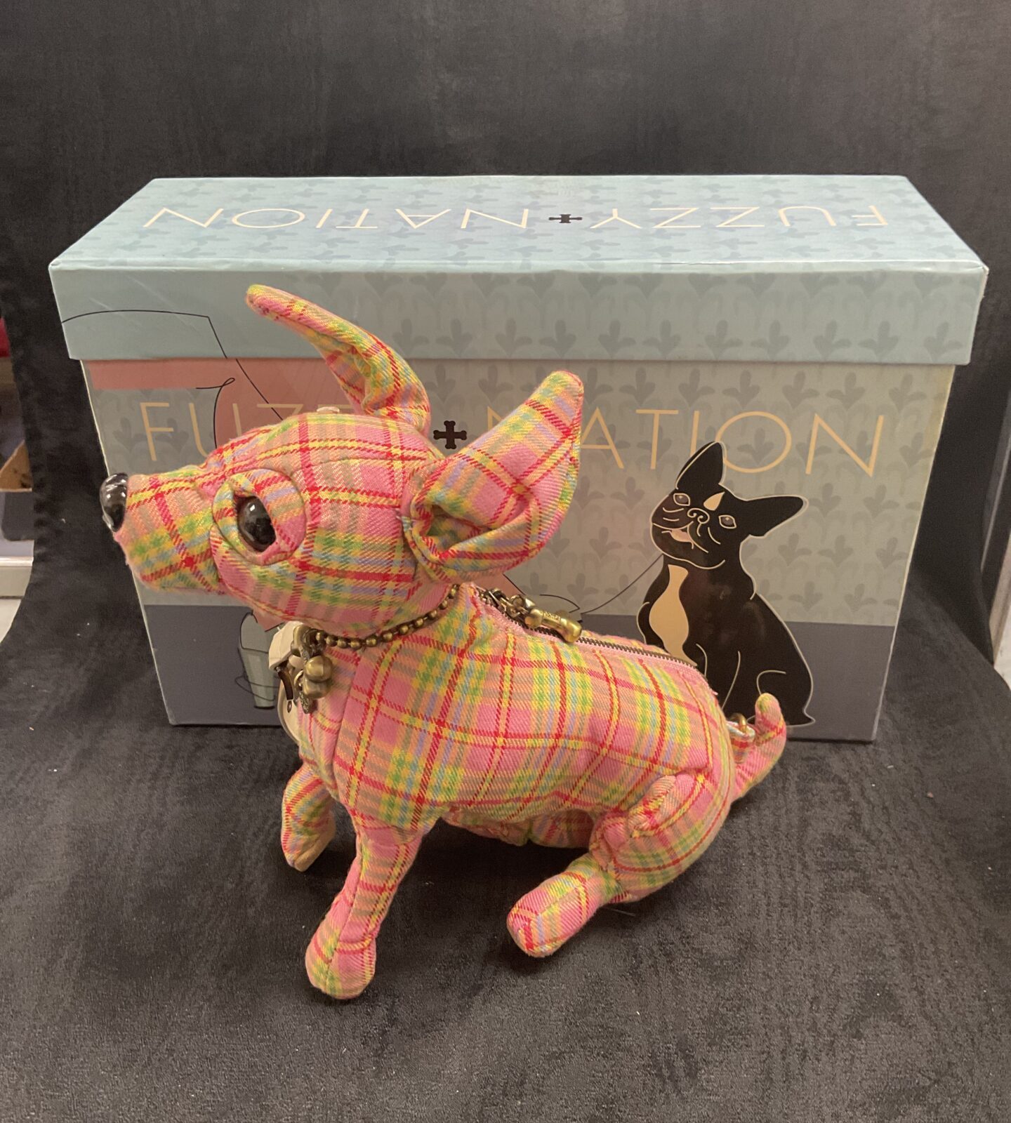 fuzzy nation puppy handbag New in box
