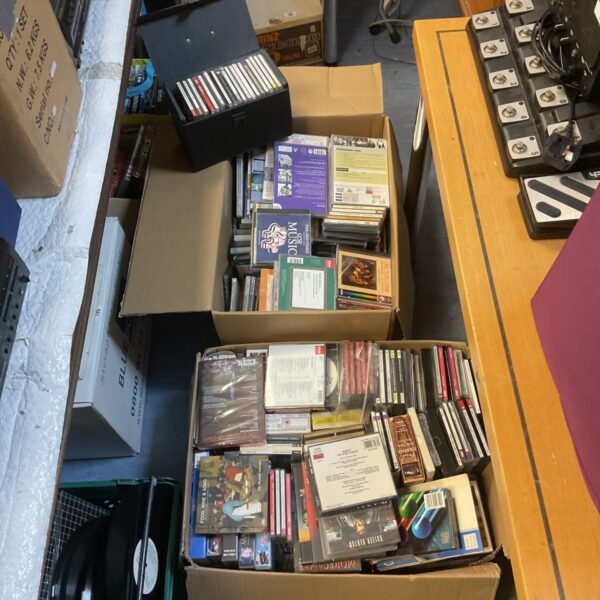 Large mixed lot of CDs and DVDs for collectors.