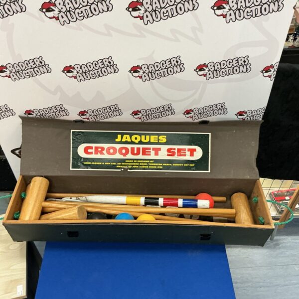 Vintage Jaqueline Croquet Set in its original box.