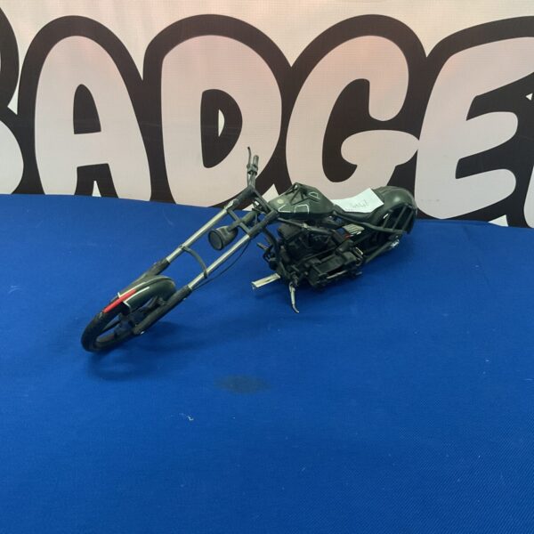 Detailed black Joyride diecast motorcycle model.