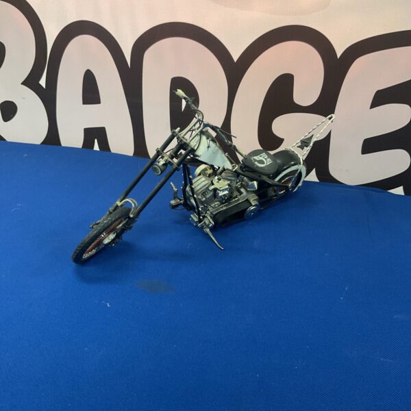 Detailed Joyride Pow Mia diecast motorcycle model replica.