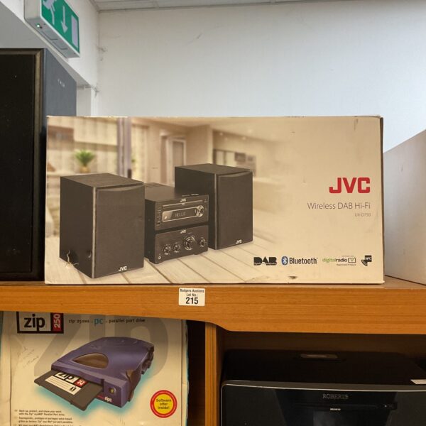 JVC UX-D750 wireless DAB Hi-Fi system in used condition.