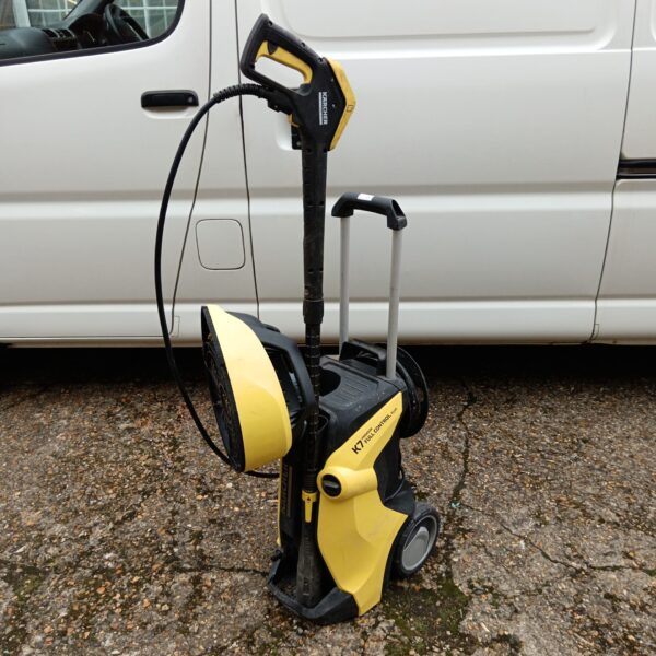 Karcher K7 Full Control pressure washer for garden and patio cleaning.