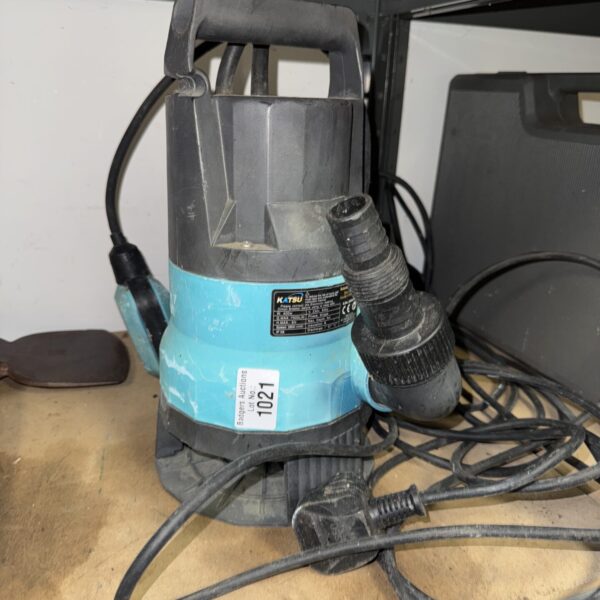 Katsu dirty water pump, 7500L/H submersible pump for garden use.