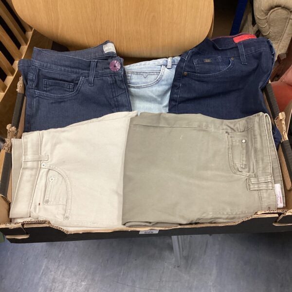 Ladies jeans bundle including Peruna denim in sizes 12 and 14.
