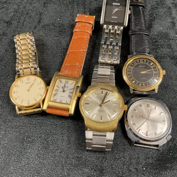 Lot of six ladies wristwatches including Seiko, vintage and fashion styles.