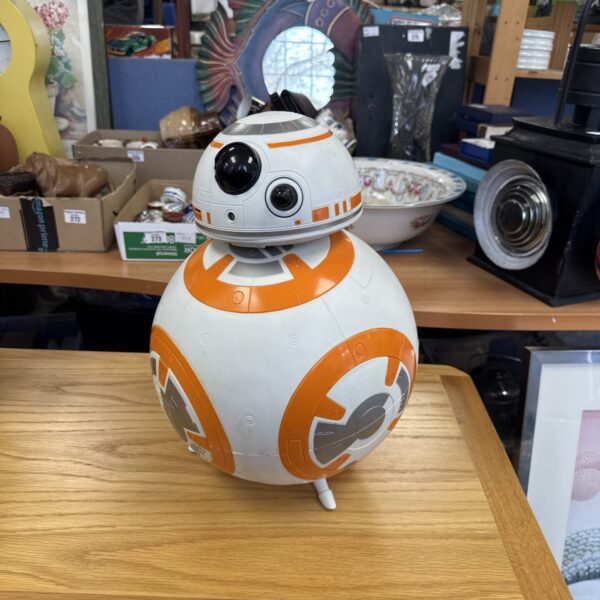 Large BB8 interactive robot toy from Star Wars, detailed and engaging.