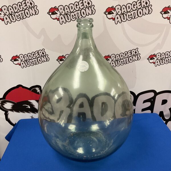 Large vintage Spanish glass demi john by Vidrios San Miguel.