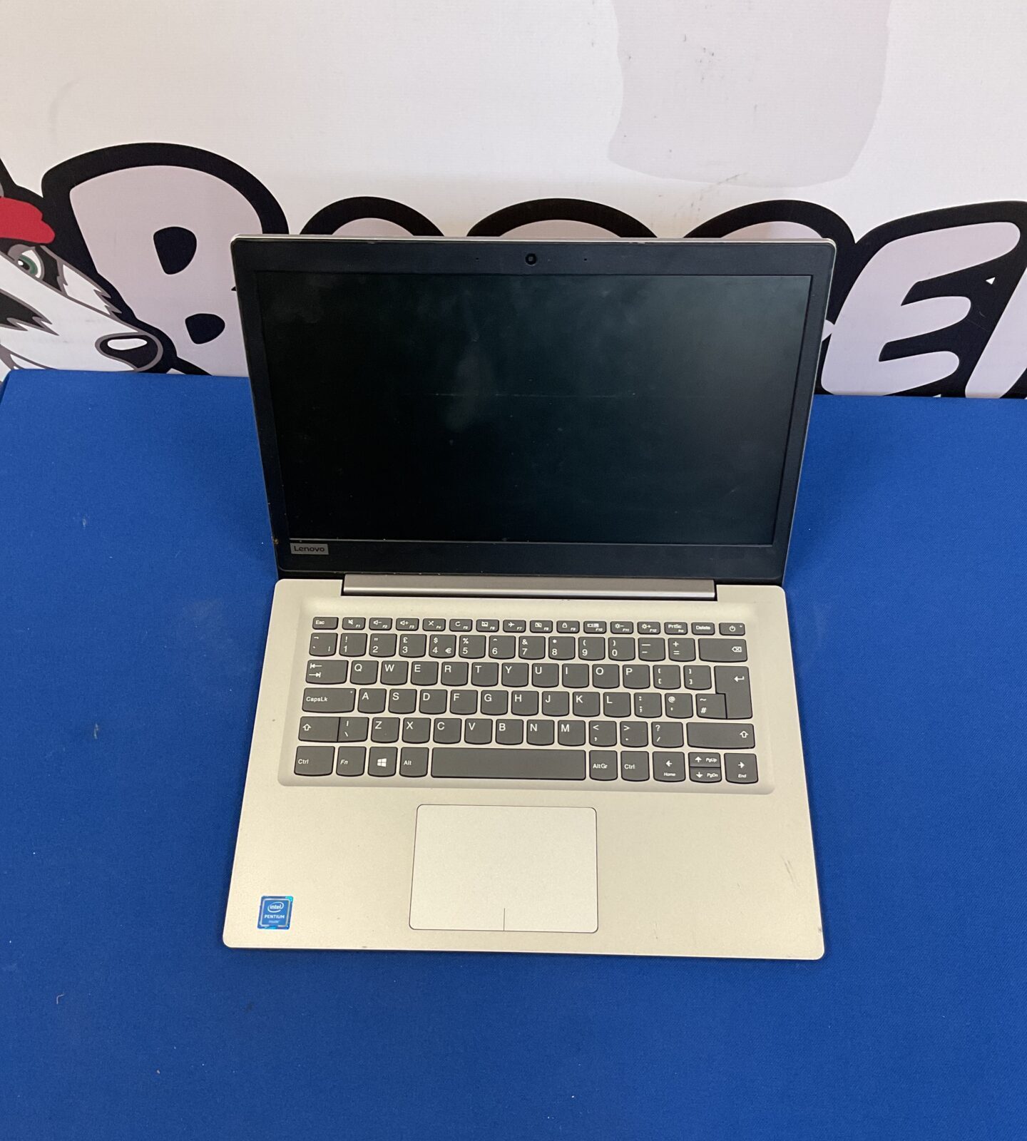 Used Lenovo laptop with Intel processor for sale.