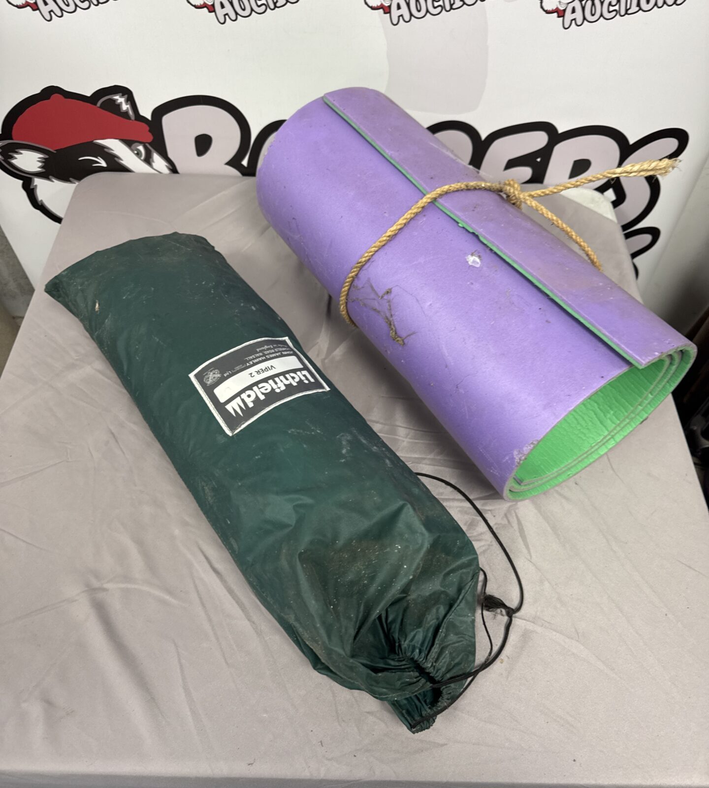 Used Lichfield Viper 2 tent for camping and outdoor adventures.