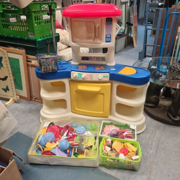 Little Tikes kitchen playset with new accessories for imaginative play.