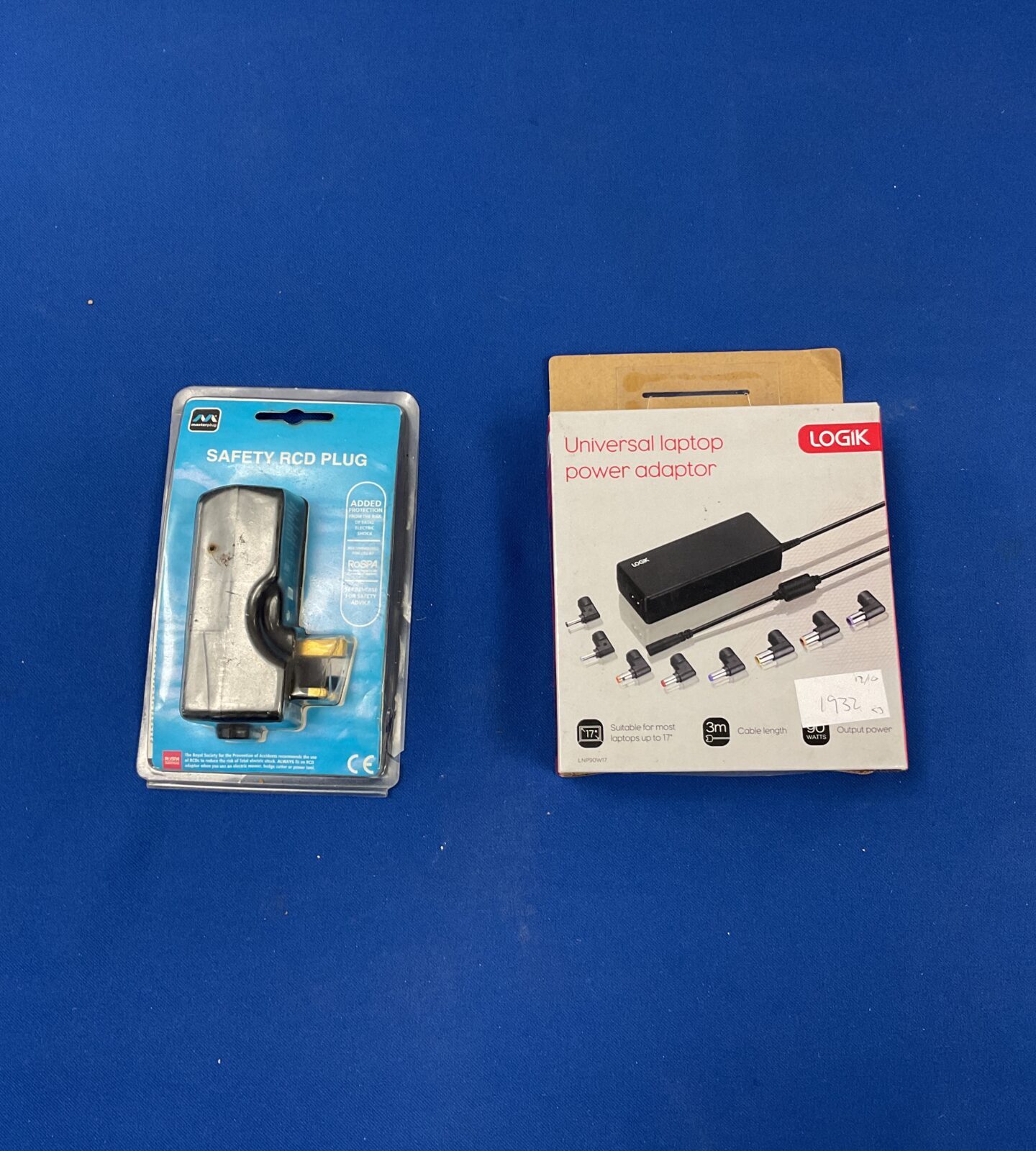 Logik universal laptop power adapter and masterplug safety rcd plug ...