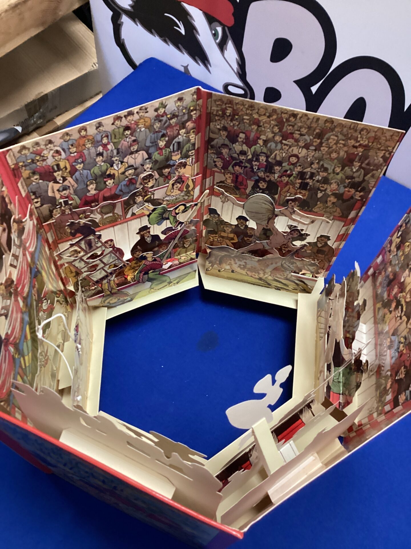 Vintage German Pop Up Book Of The Circus Lothar Meggendorfers 