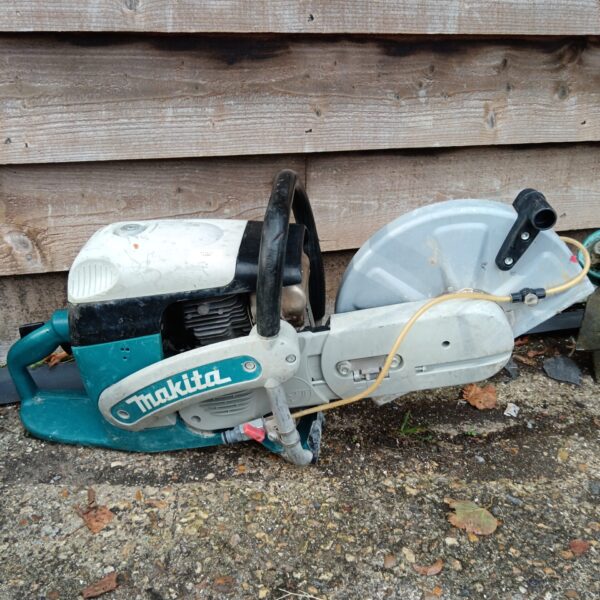 Used Makita petrol disc cutter for concrete and asphalt cutting.