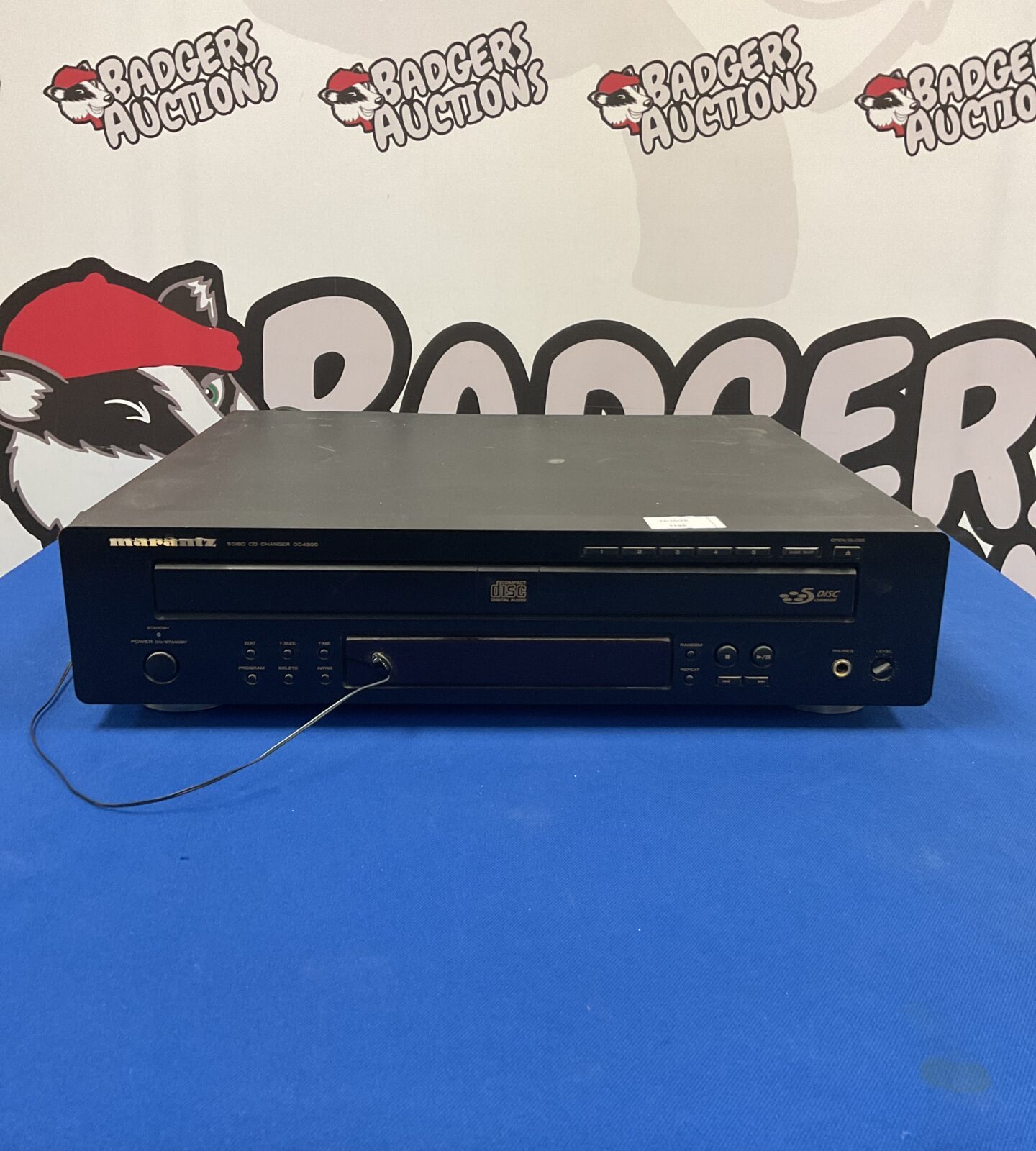 Vintage Marantz CC4300 5-disc CD changer in good condition.