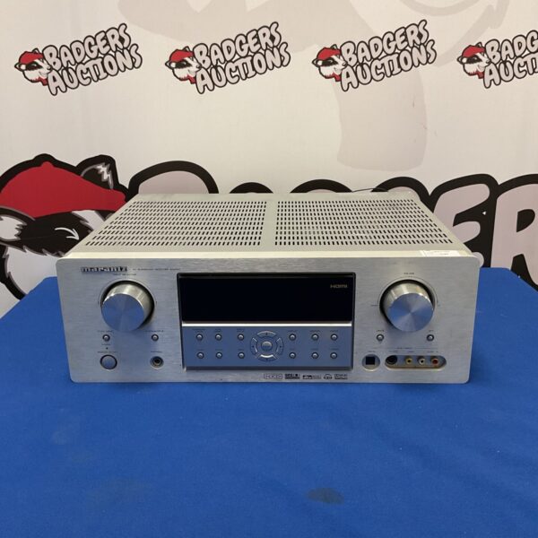 Black Marantz SR4001 AV receiver for home theater setup.