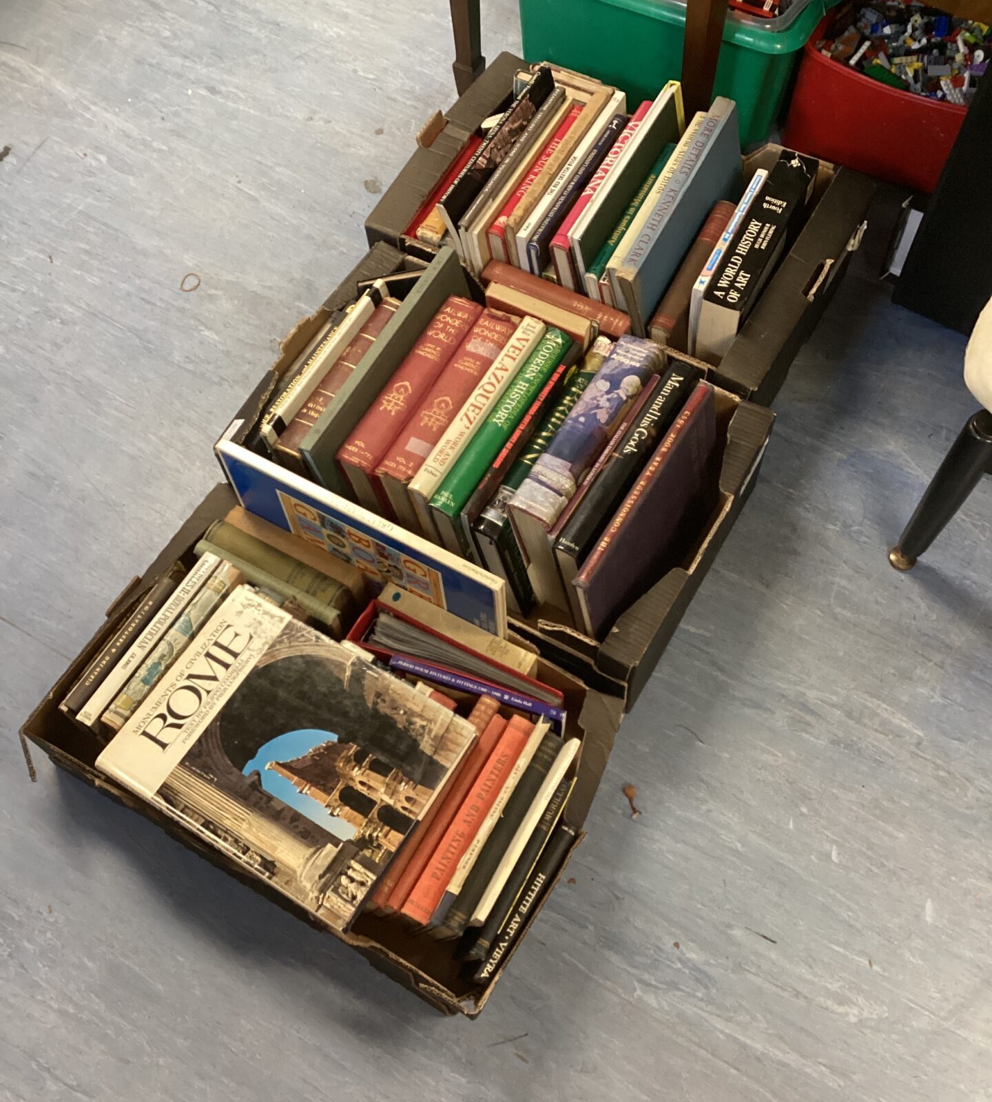 Mixed book lot with history and Charles II biography.