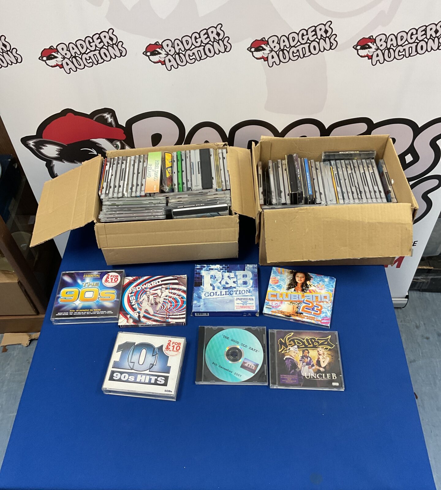 Mixed CD lot featuring a variety of 90s and early 2000s compact discs.