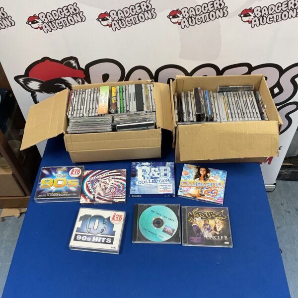 Mixed CD lot featuring a variety of 90s and early 2000s compact discs.
