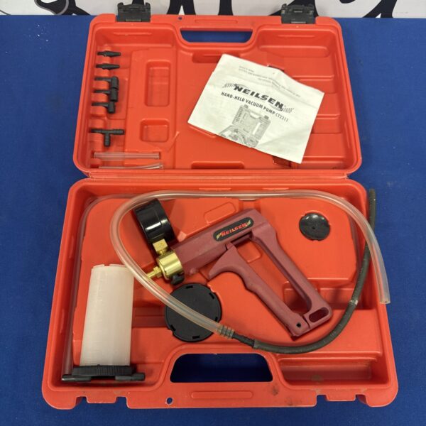 Neilsen CT2311 handheld vacuum pump for automotive brake bleeding.