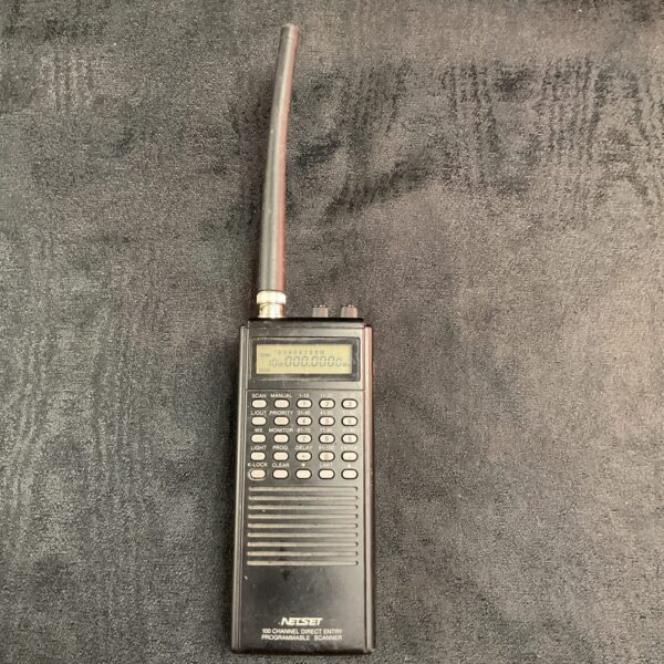 Vintage Netset 100 channel police scanner in working condition.
