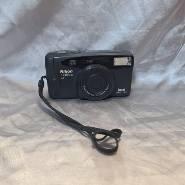Vintage Nikon Zoom500 AF 35mm point and shoot film camera.