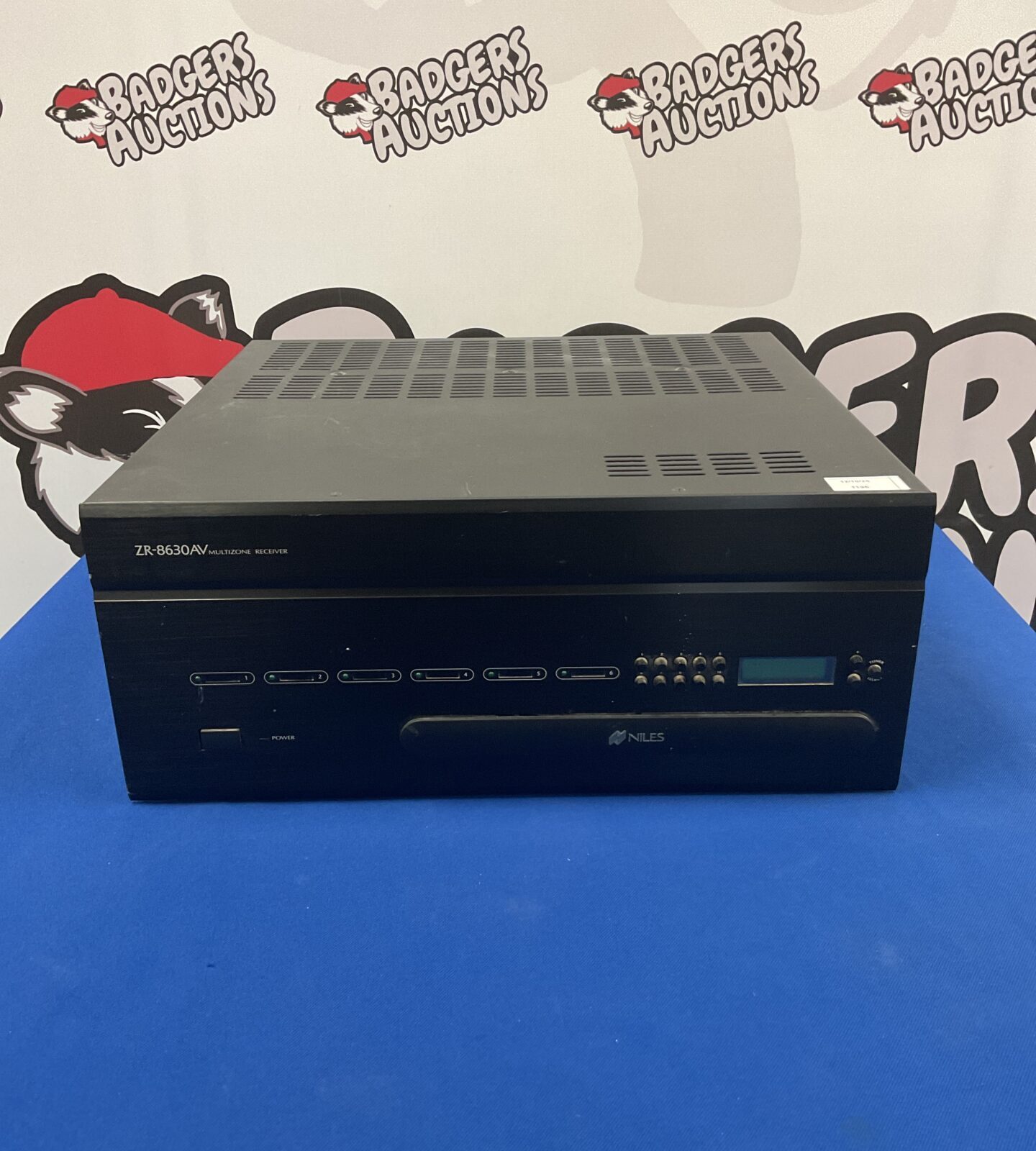 Niles ZR-8630AV multizone receiver front view.