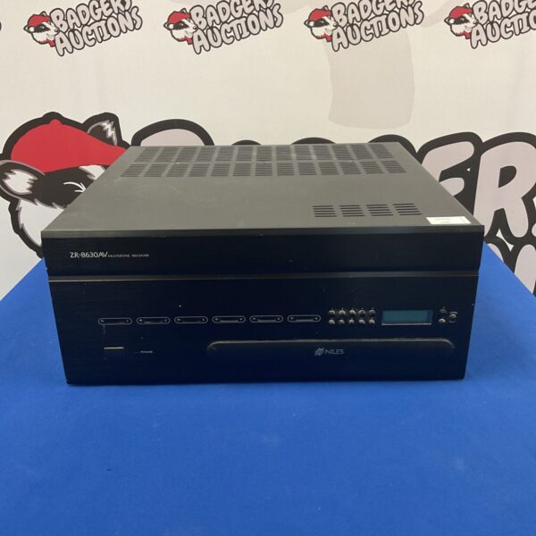 Niles ZR-8630AV multizone receiver front view.